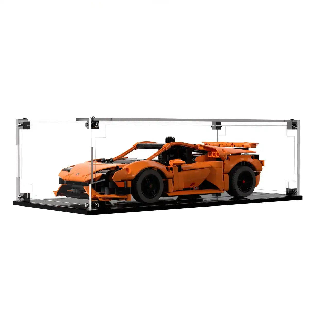 Display Case For LEGO Lamborghini Huracán Tecnica Orange 42196