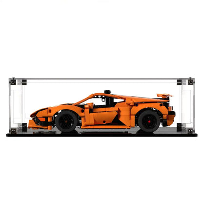 Display Case For LEGO Lamborghini Huracán Tecnica Orange 42196