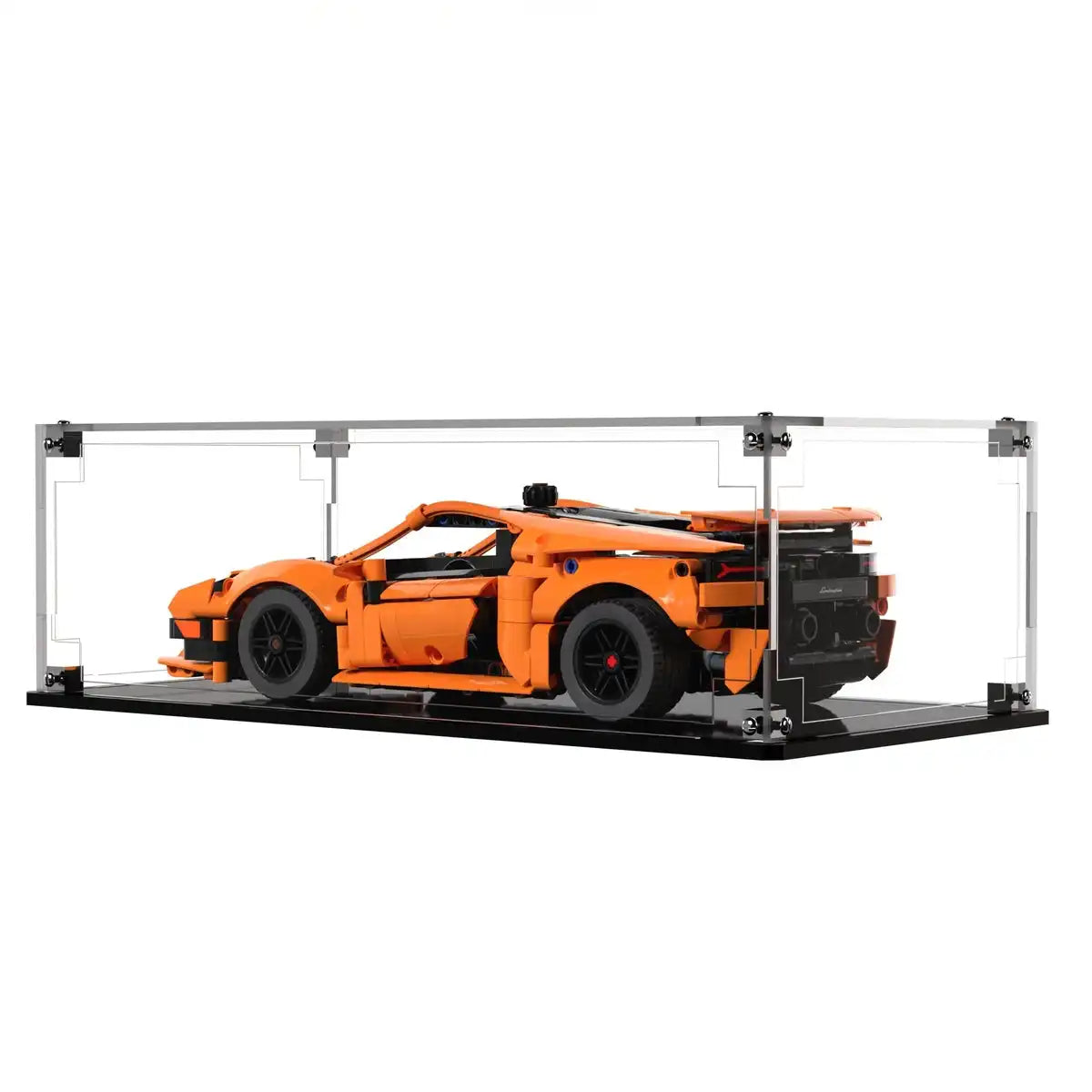 Display Case For LEGO Lamborghini Huracán Tecnica Orange 42196