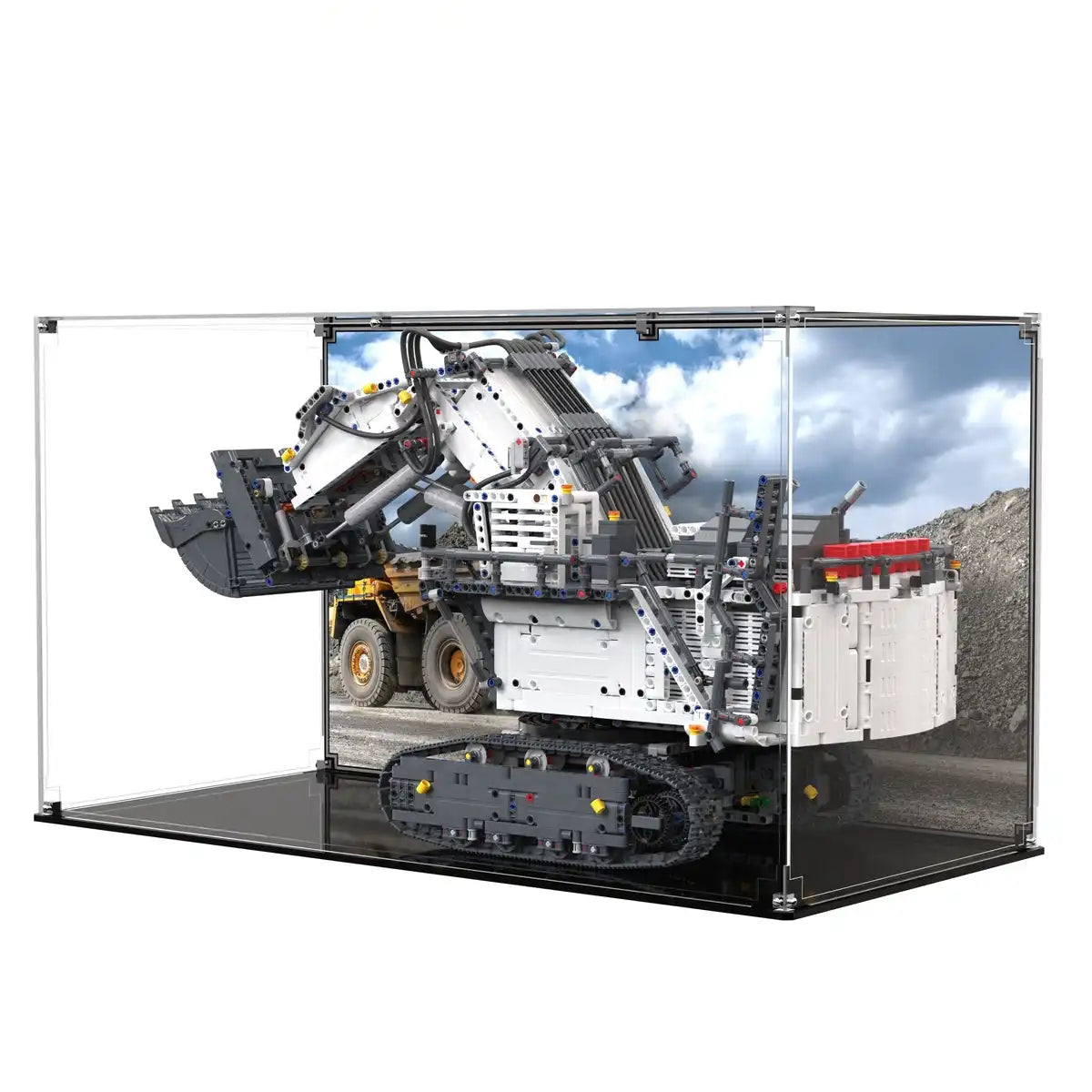 Display Case For LEGO Liebherr R 9800 Excavator 42100