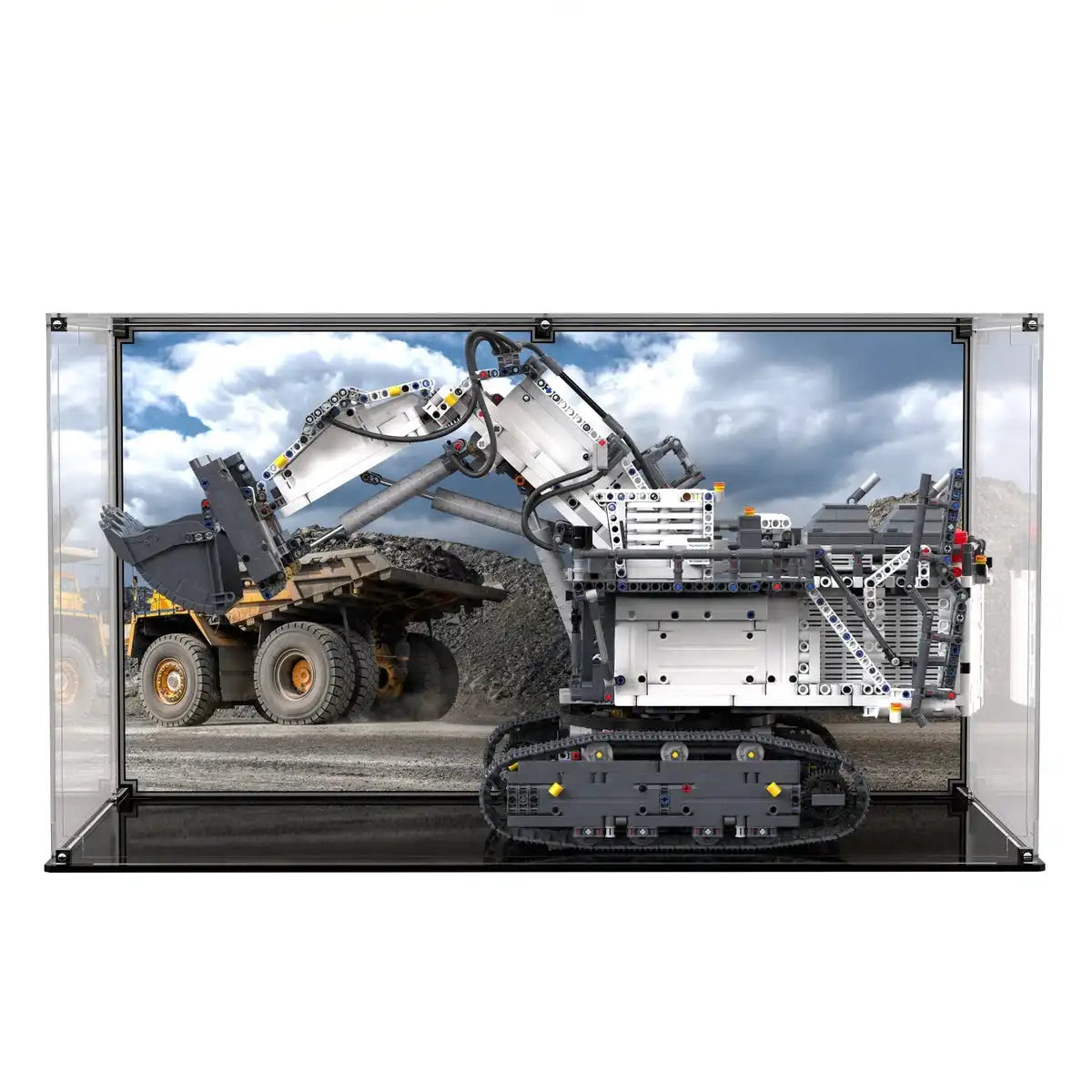 Display Case For LEGO Liebherr R 9800 Excavator 42100