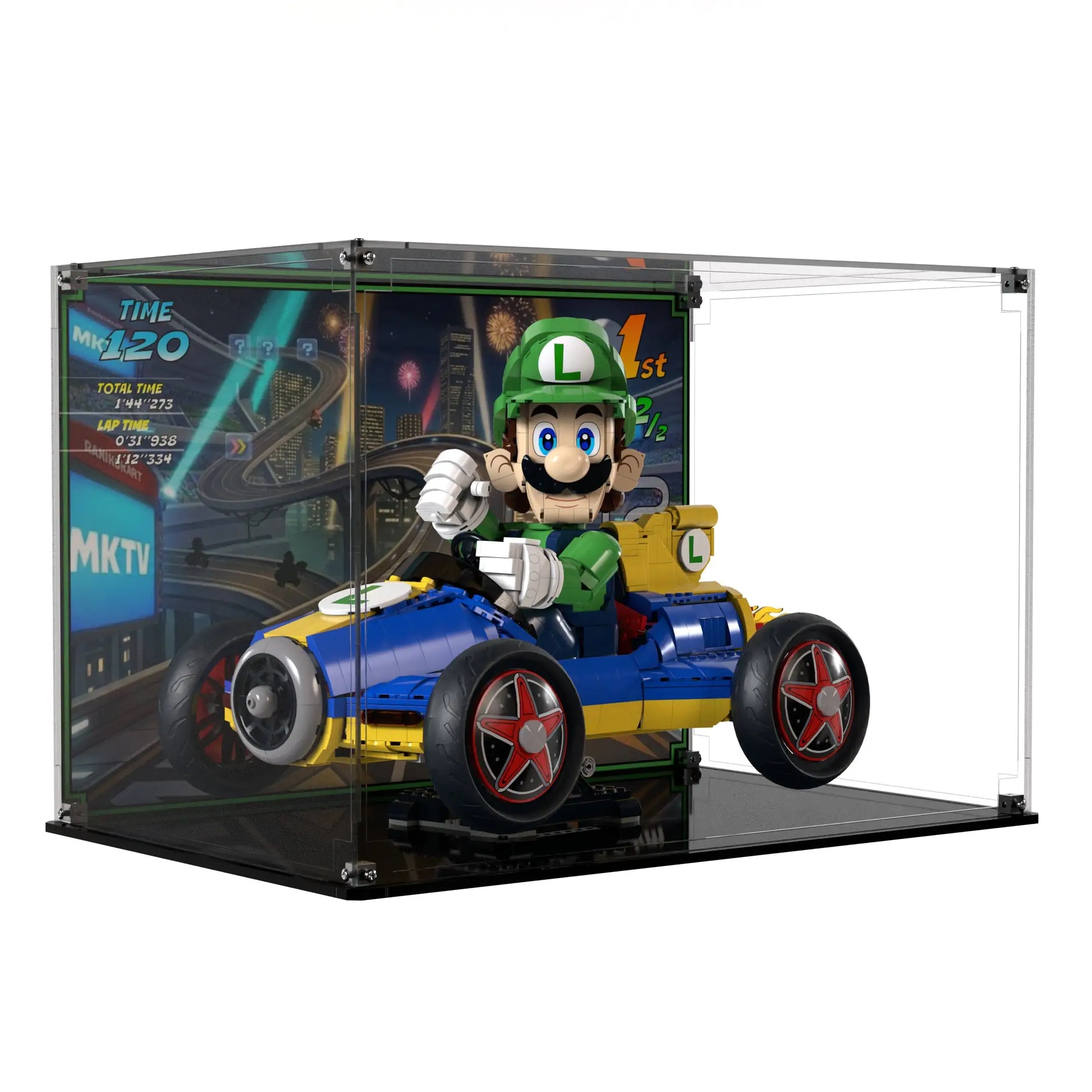 Display Case For LEGO Luigi & Mach 8 72050