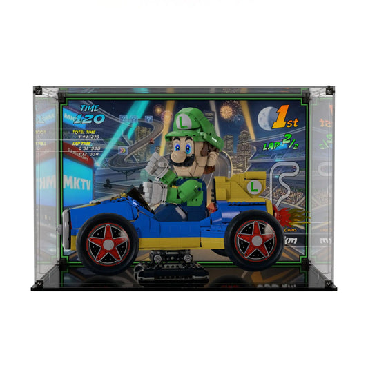 Display Case For LEGO Luigi & Mach 8 72050
