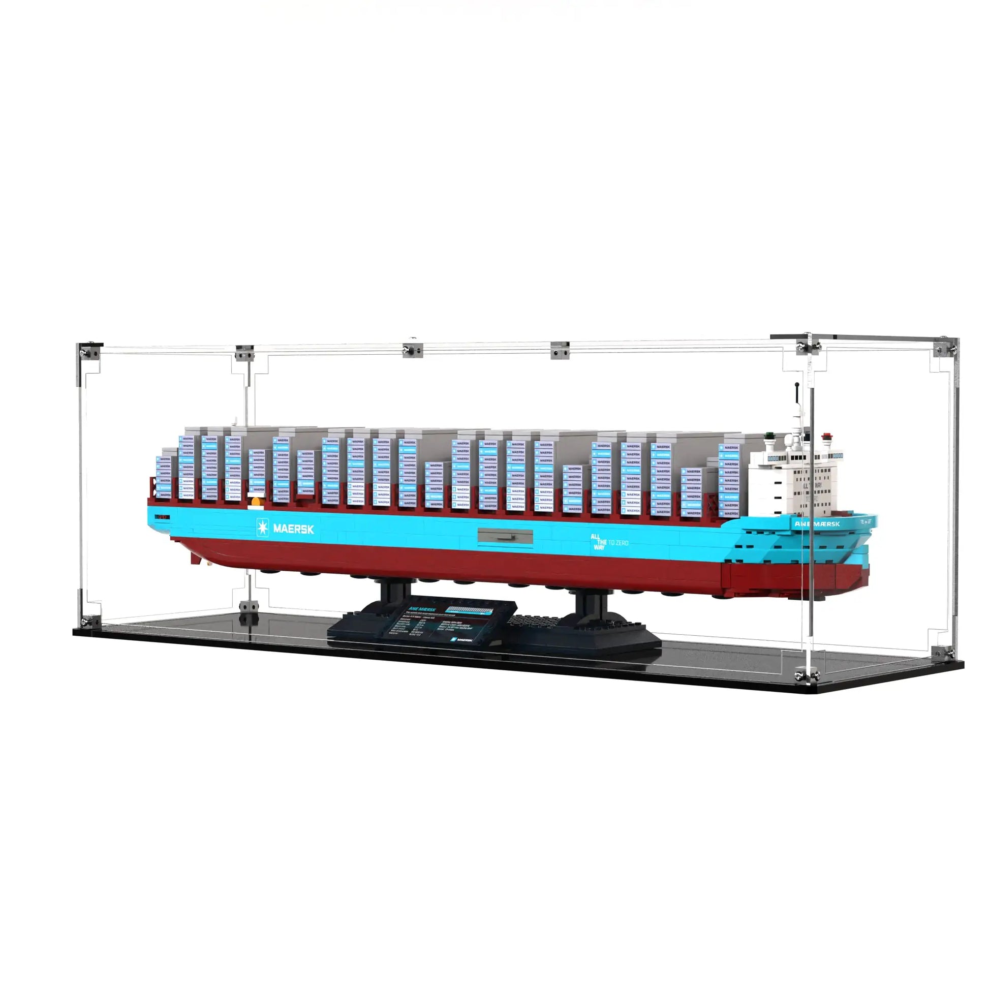 Display Case For LEGO Maersk Dual-fuel Container Vessel 40955