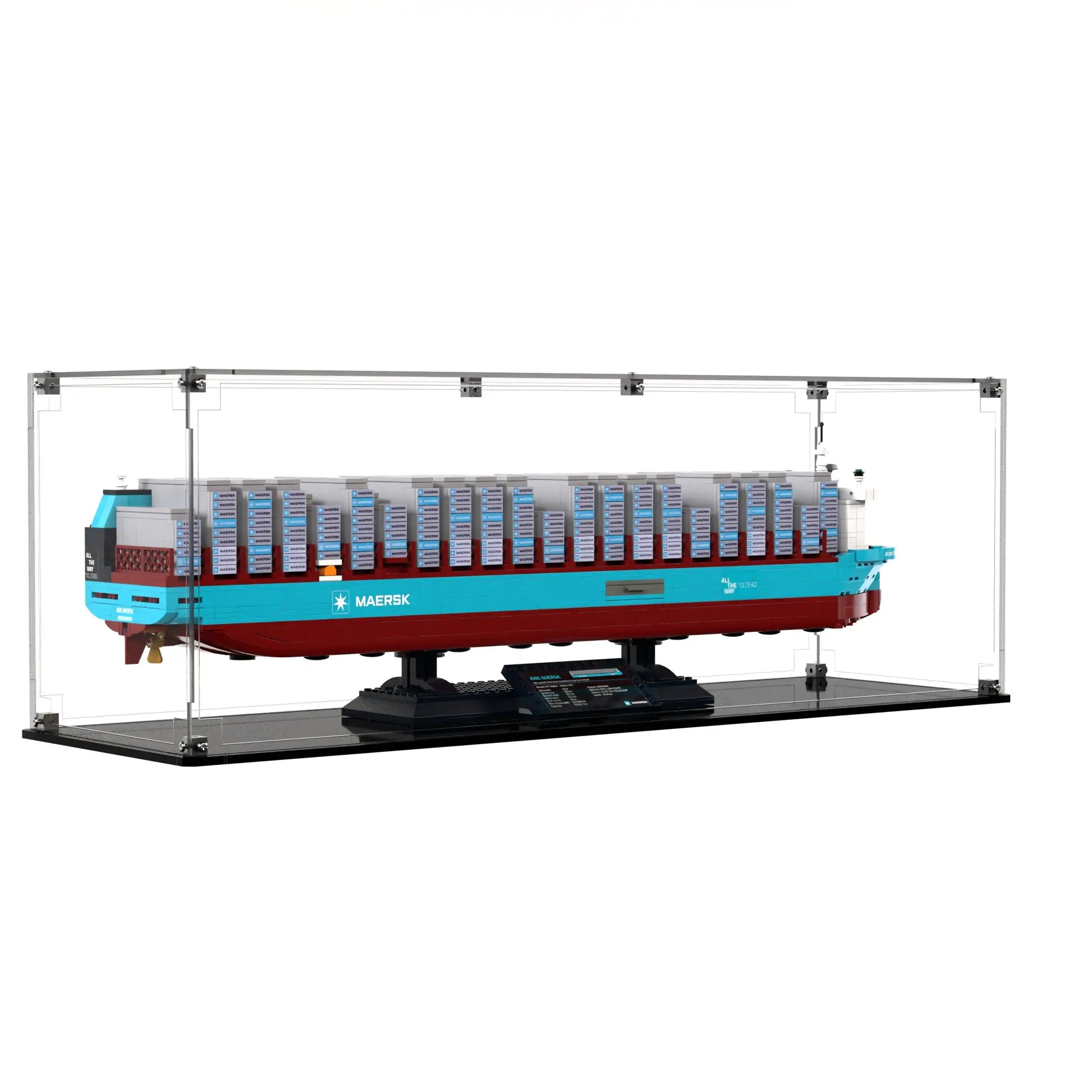Display Case For LEGO Maersk Dual-fuel Container Vessel 40955