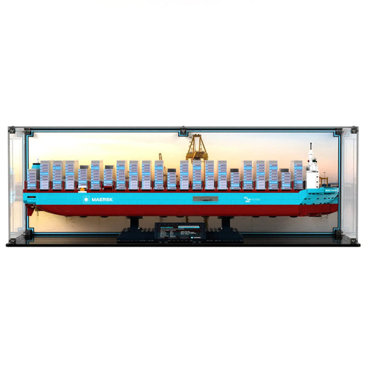 Display Case For LEGO Maersk Dual-fuel Container Vessel 40955