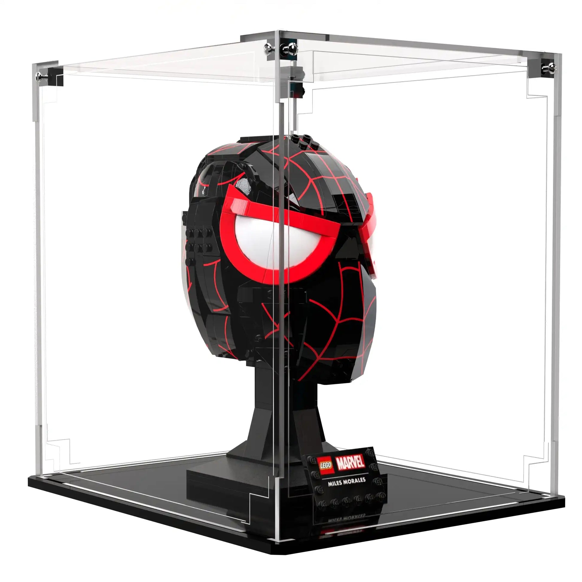 Display Case For LEGO Marvel Miles Morales' Mask 76329