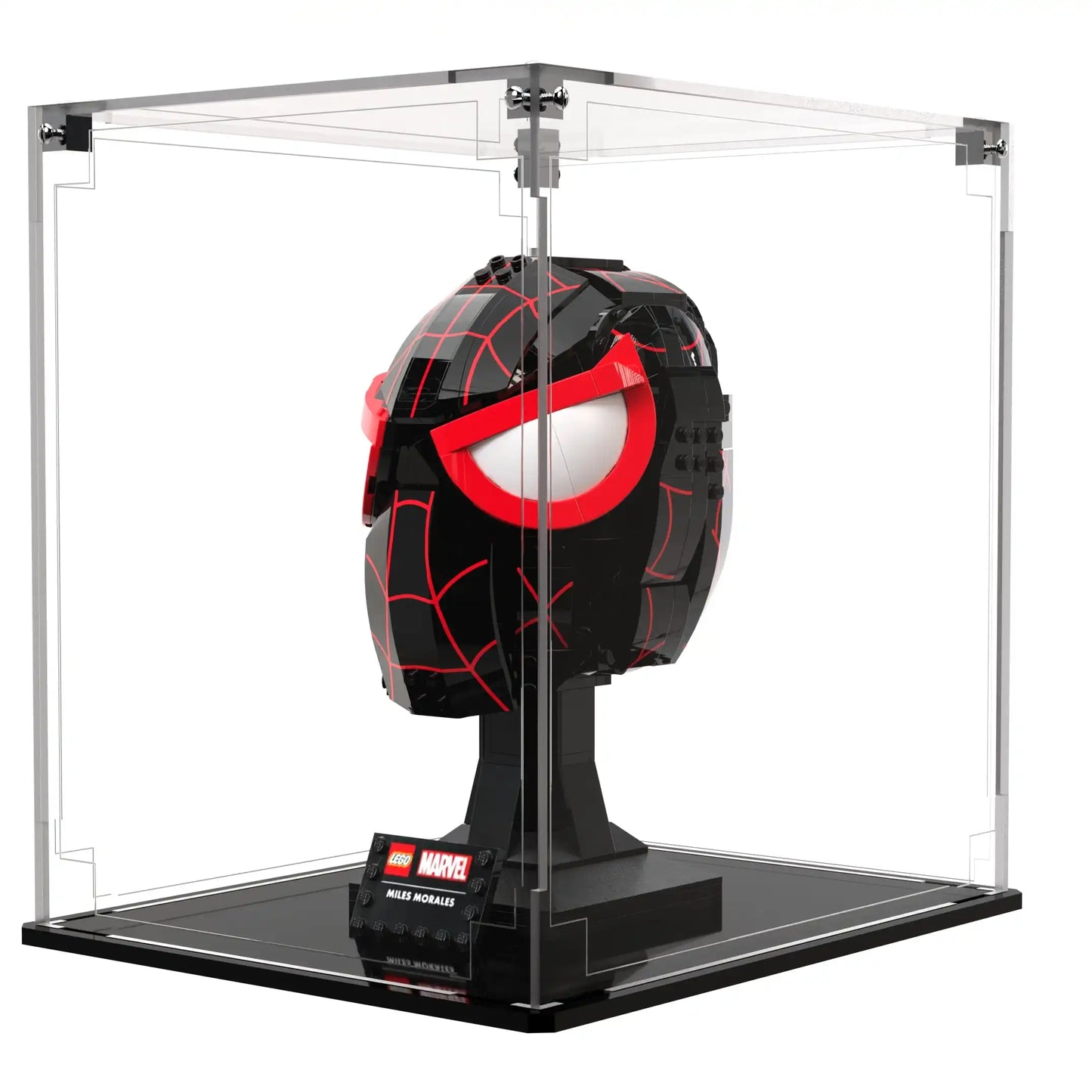 Display Case For LEGO Marvel Miles Morales' Mask 76329