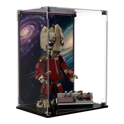 Display Case For LEGO Marvel Ravager Jumpsuit Groot 76341