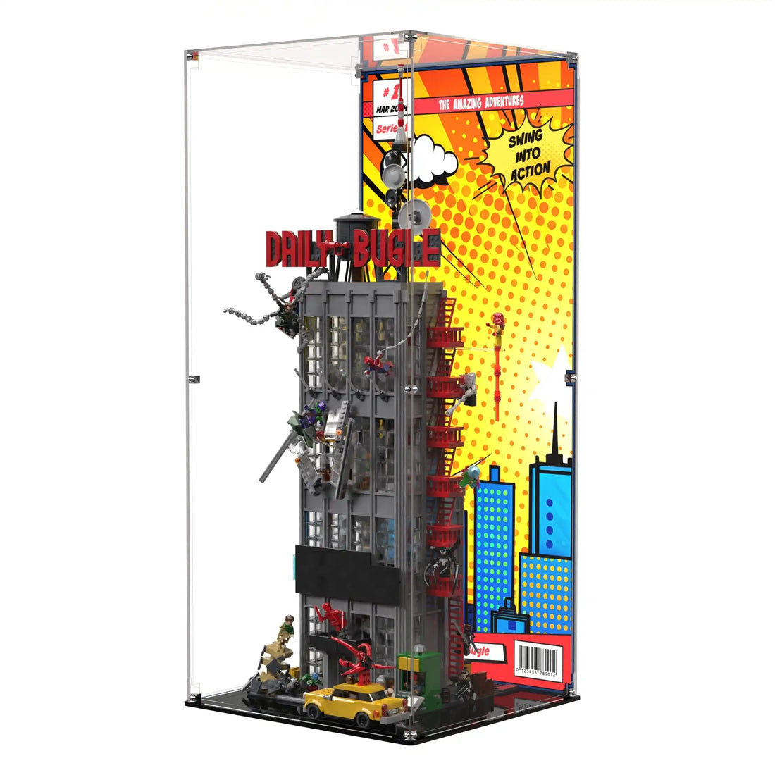 Display Case For LEGO® Marvel Spiderman: Daily Bugle 76178