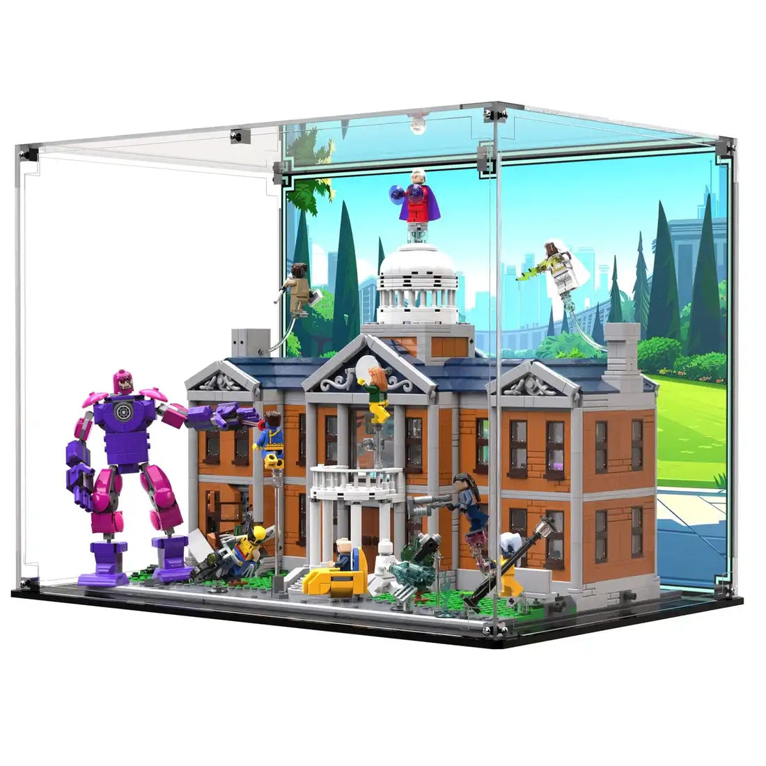 Display Case For LEGO® Marvel X-Men: The X-Mansion 76294