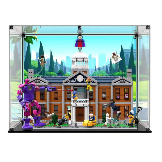 Display Case For LEGO® Marvel X-Men: The X-Mansion 76294