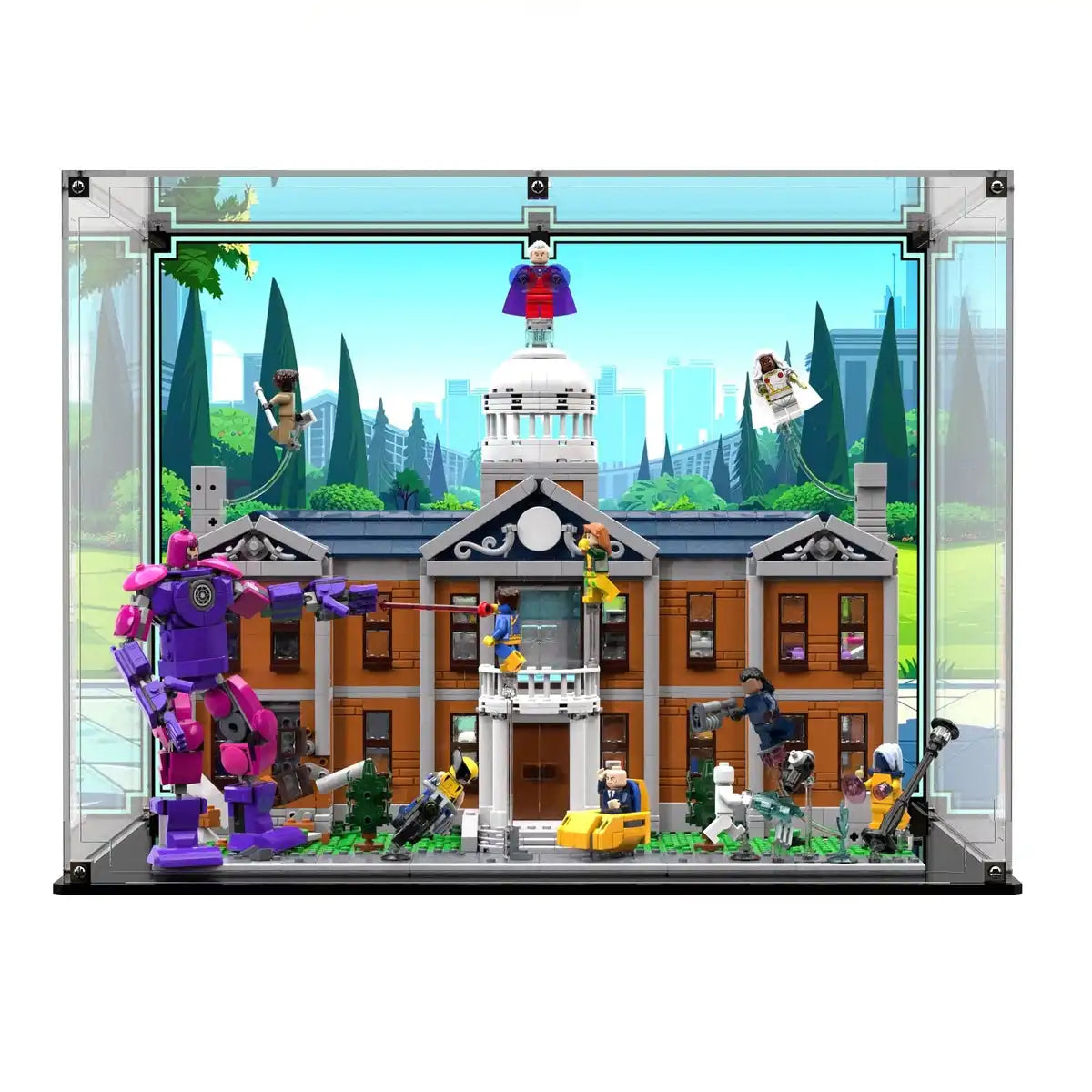 Display Case For LEGO® Marvel X-Men: The X-Mansion 76294