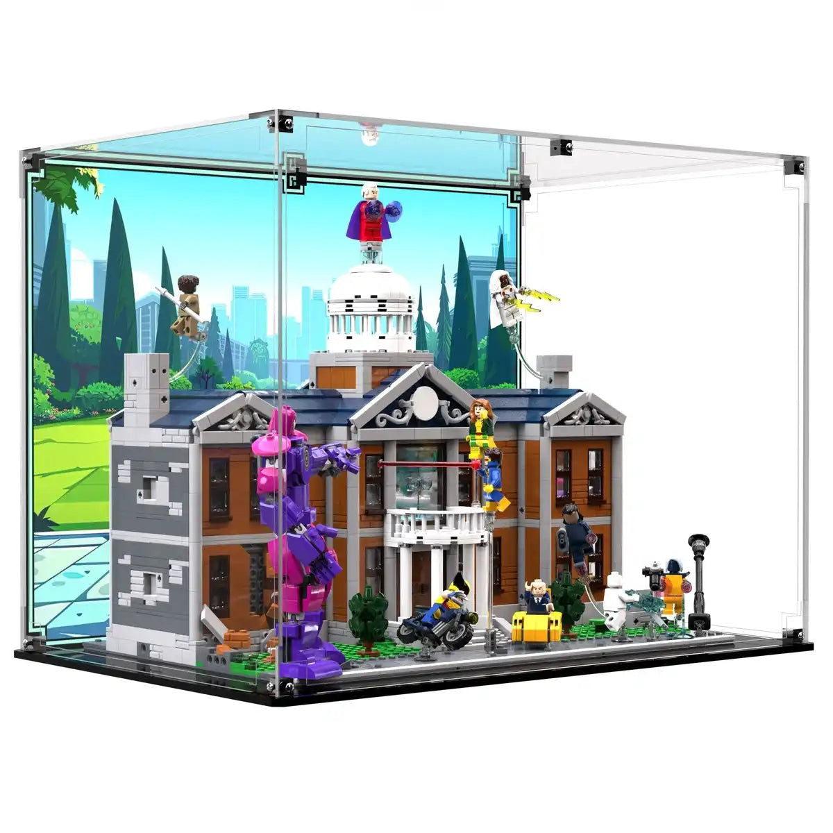 Display Case For LEGO® Marvel X-Men: The X-Mansion 76294