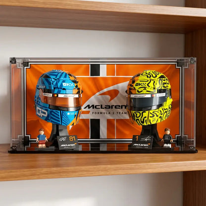Display Case For LEGO Mclaren Mastercard F1 Team Lando Norris Helmet 43023