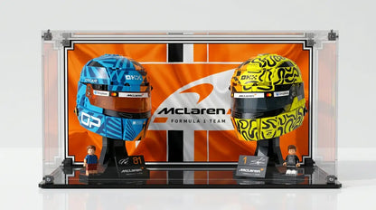 Display Case For LEGO Mclaren Mastercard F1 Team Lando Norris Helmet 43023