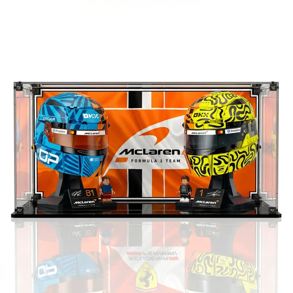 Display Case For LEGO Mclaren Mastercard F1 Team Lando Norris Helmet 43023