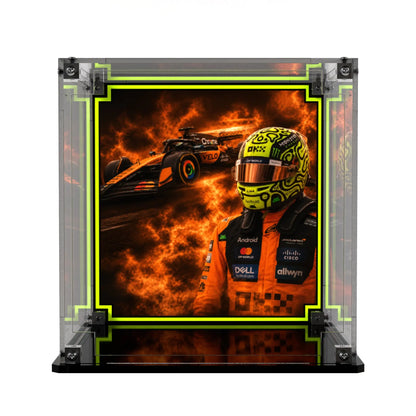 Display Case For LEGO Mclaren Mastercard F1 Team Lando Norris Helmet 43023