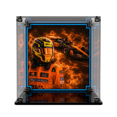Display Case For LEGO Mclaren Mastercard F1 Team Oscar Piastri Helmet 43017