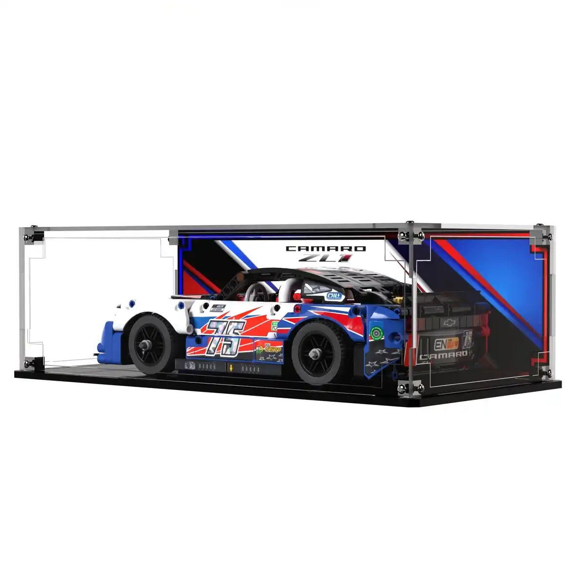 Display Case For LEGO NASCAR Next Gen Chevrolet Camaro ZL1 42153