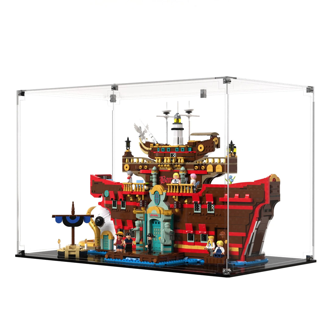 Display Case For LEGO® One Piece The Baratie Floating Restaurant 75640