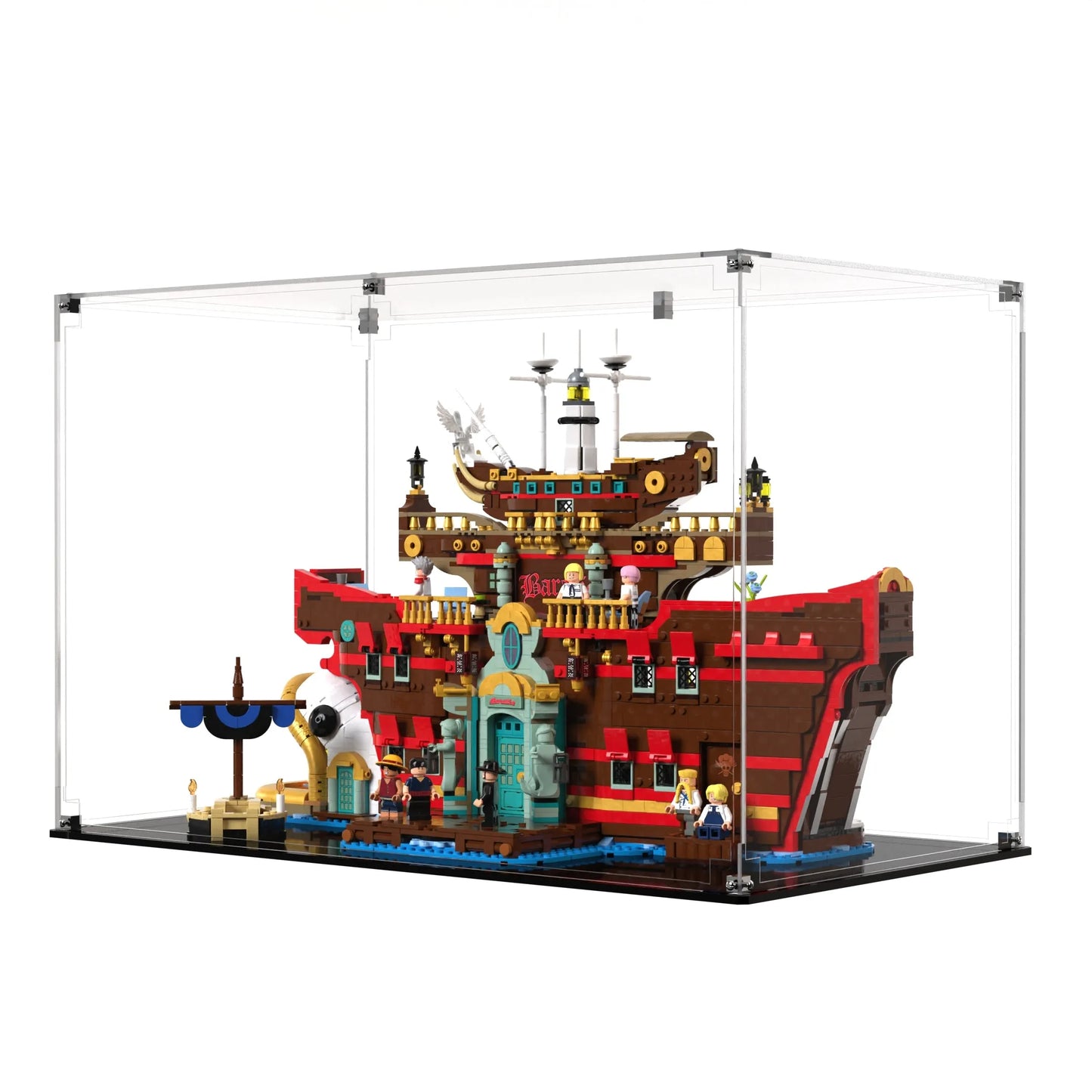 Display Case For LEGO® One Piece The Baratie Floating Restaurant 75640