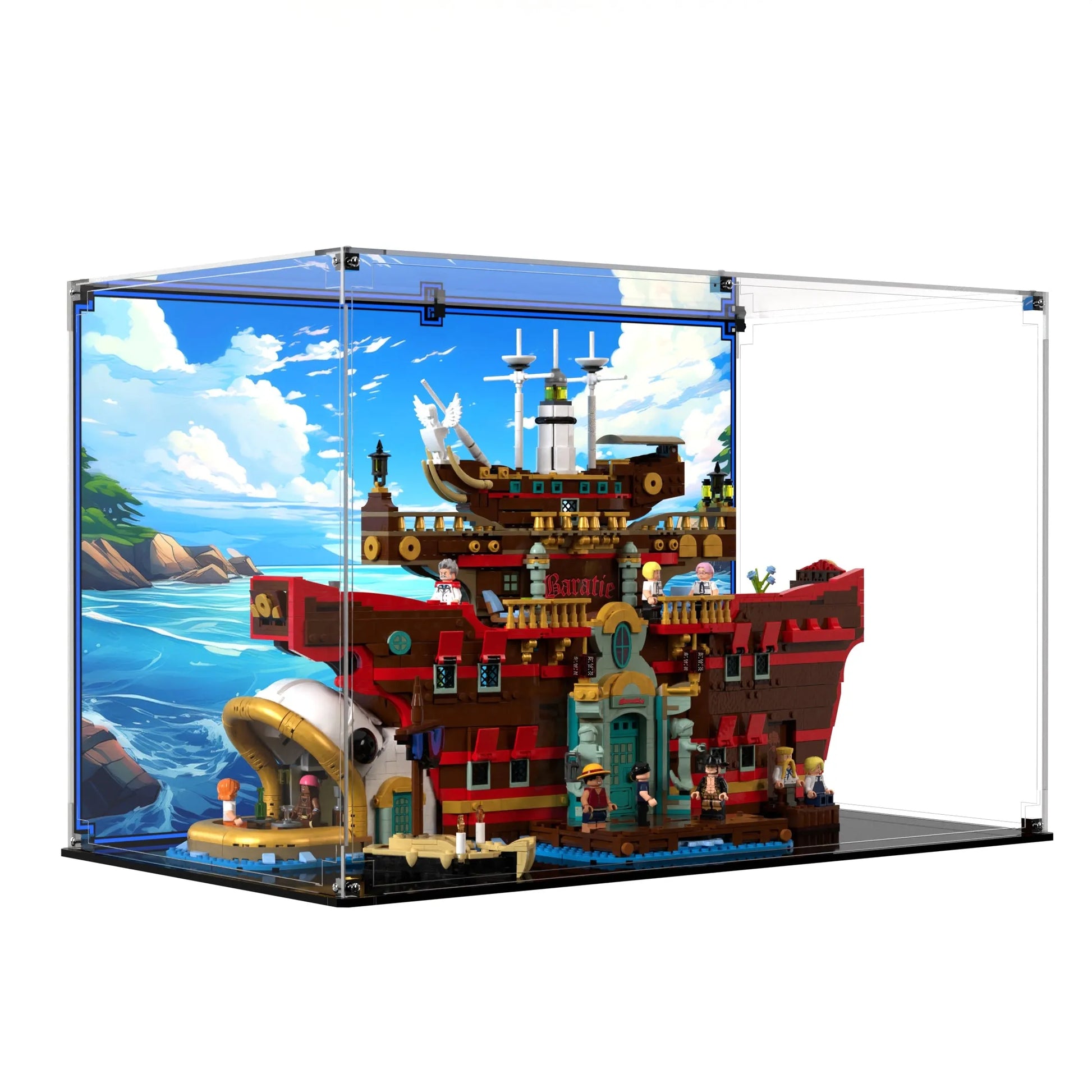Display Case For LEGO® One Piece The Baratie Floating Restaurant 75640