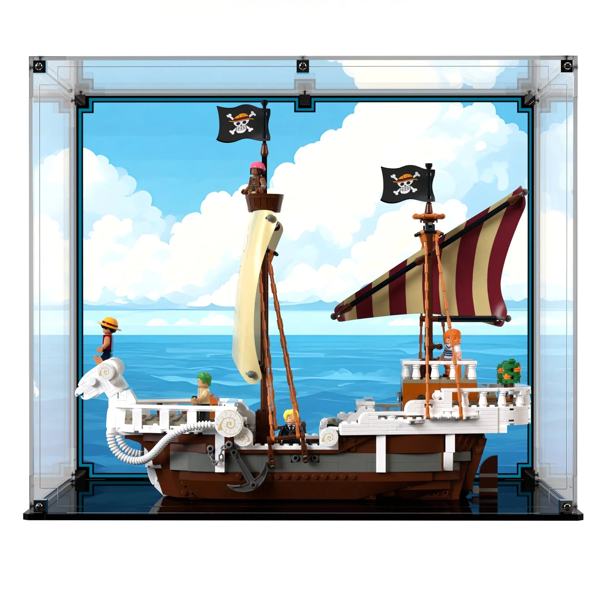 Display Case For LEGO One Piece The Going Merry Pirate Ship 75639