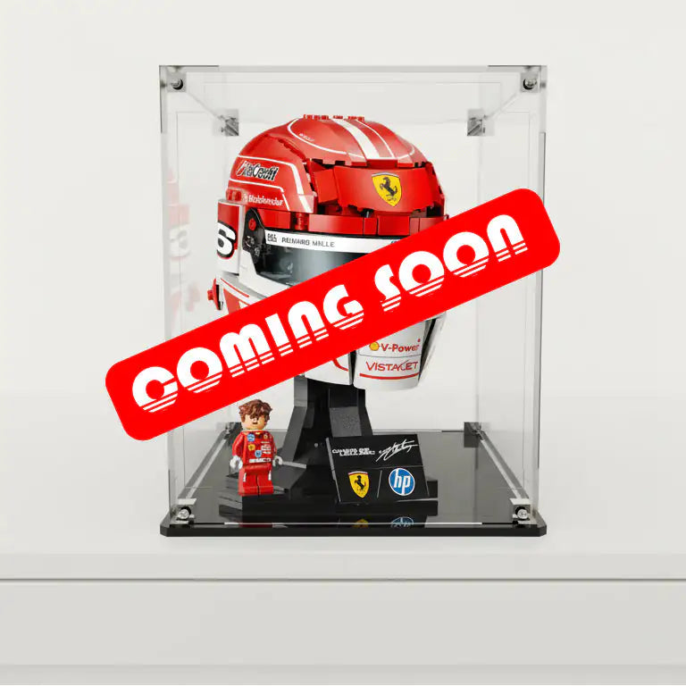 Display Case For LEGO Scuderia Ferrari HP Charles Leclerc Helmet 43014