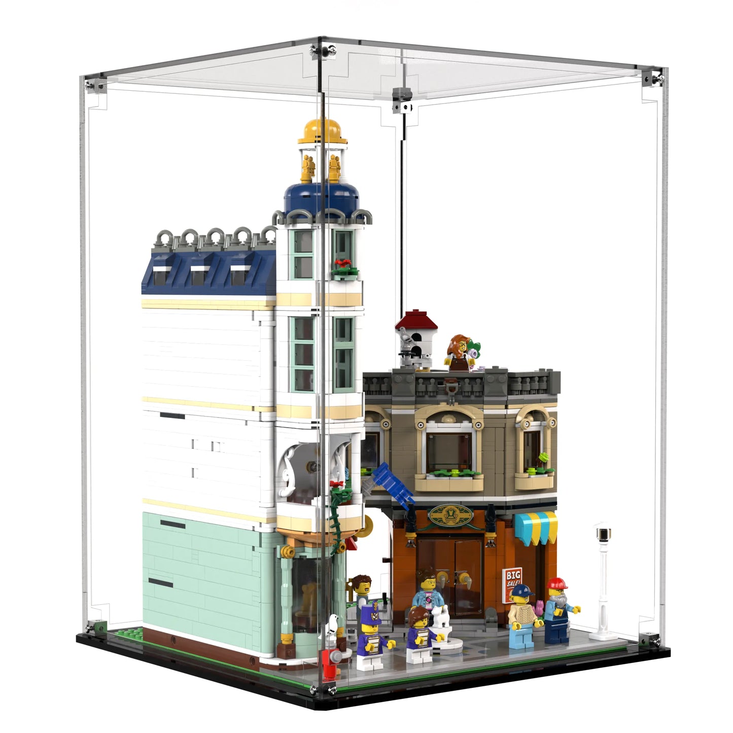 Display Case For LEGO Shopping Street 11371