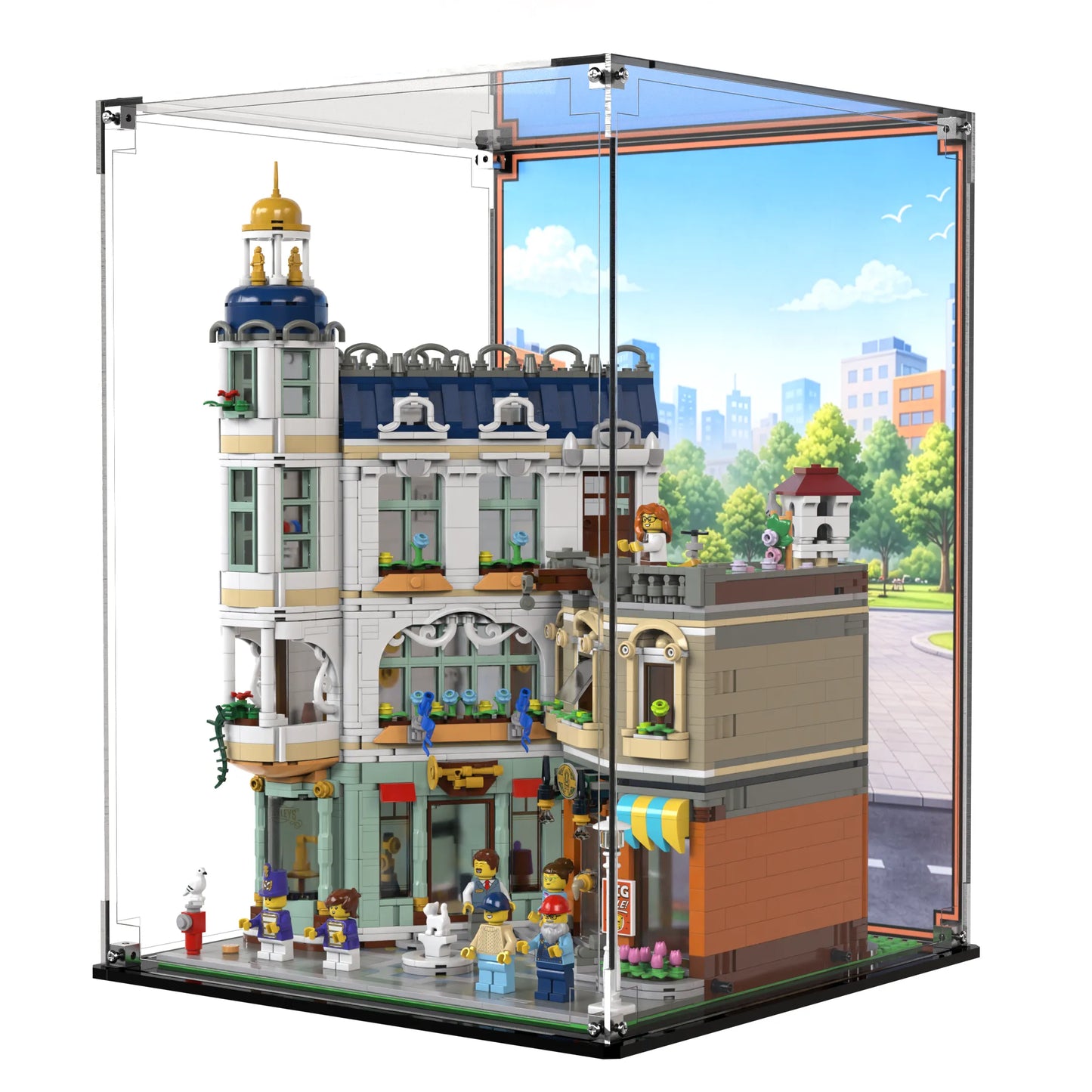 Display Case For LEGO Shopping Street 11371