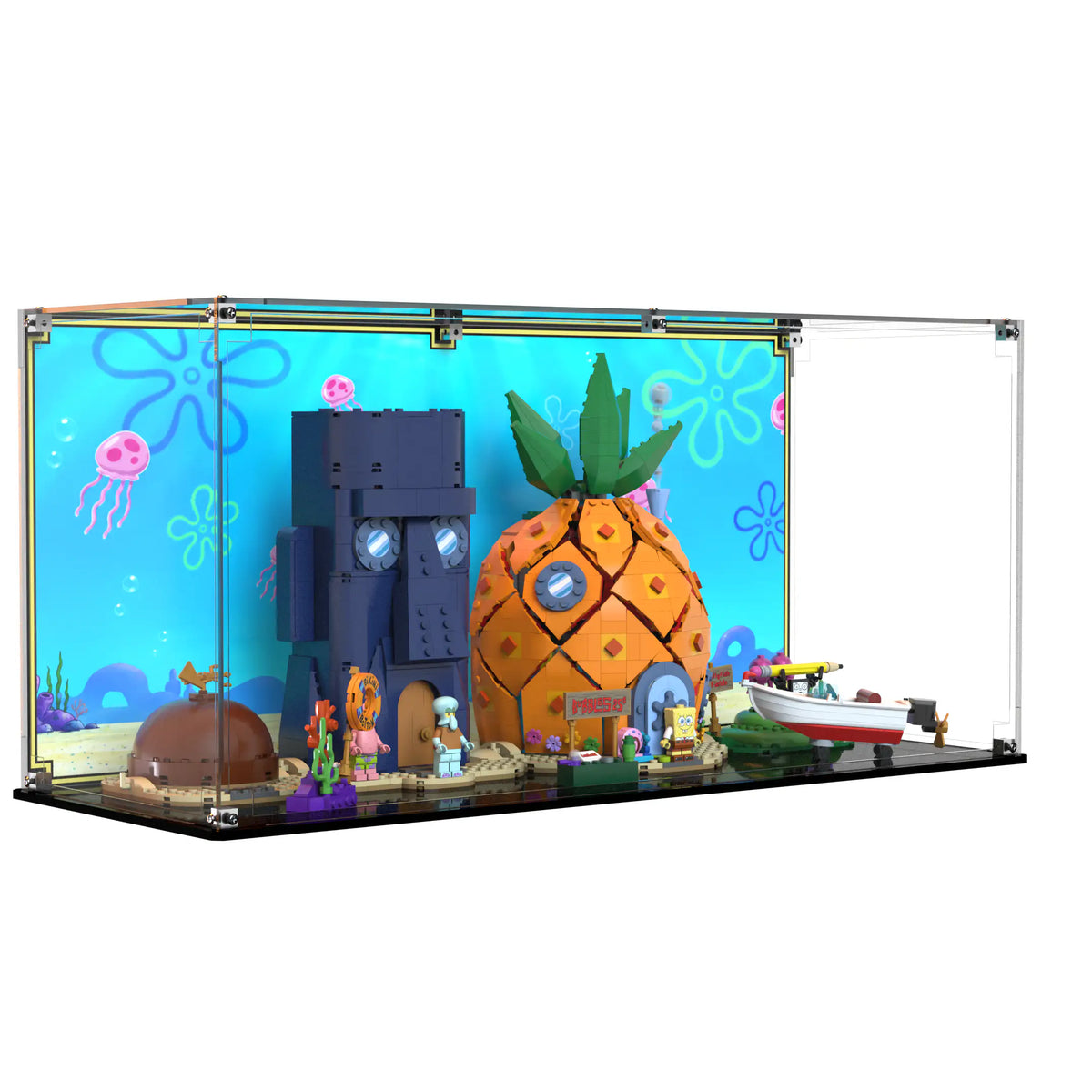 Display Case For LEGO Spongebob Squarepants: Bikini Bottom 11386