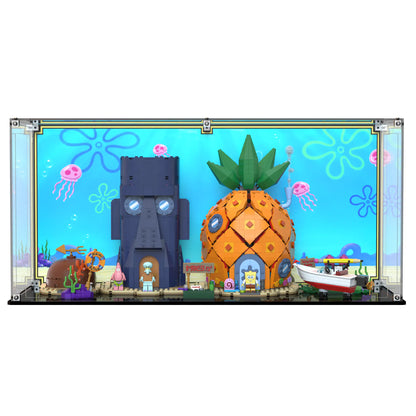 Display Case For LEGO Spongebob Squarepants: Bikini Bottom 11386