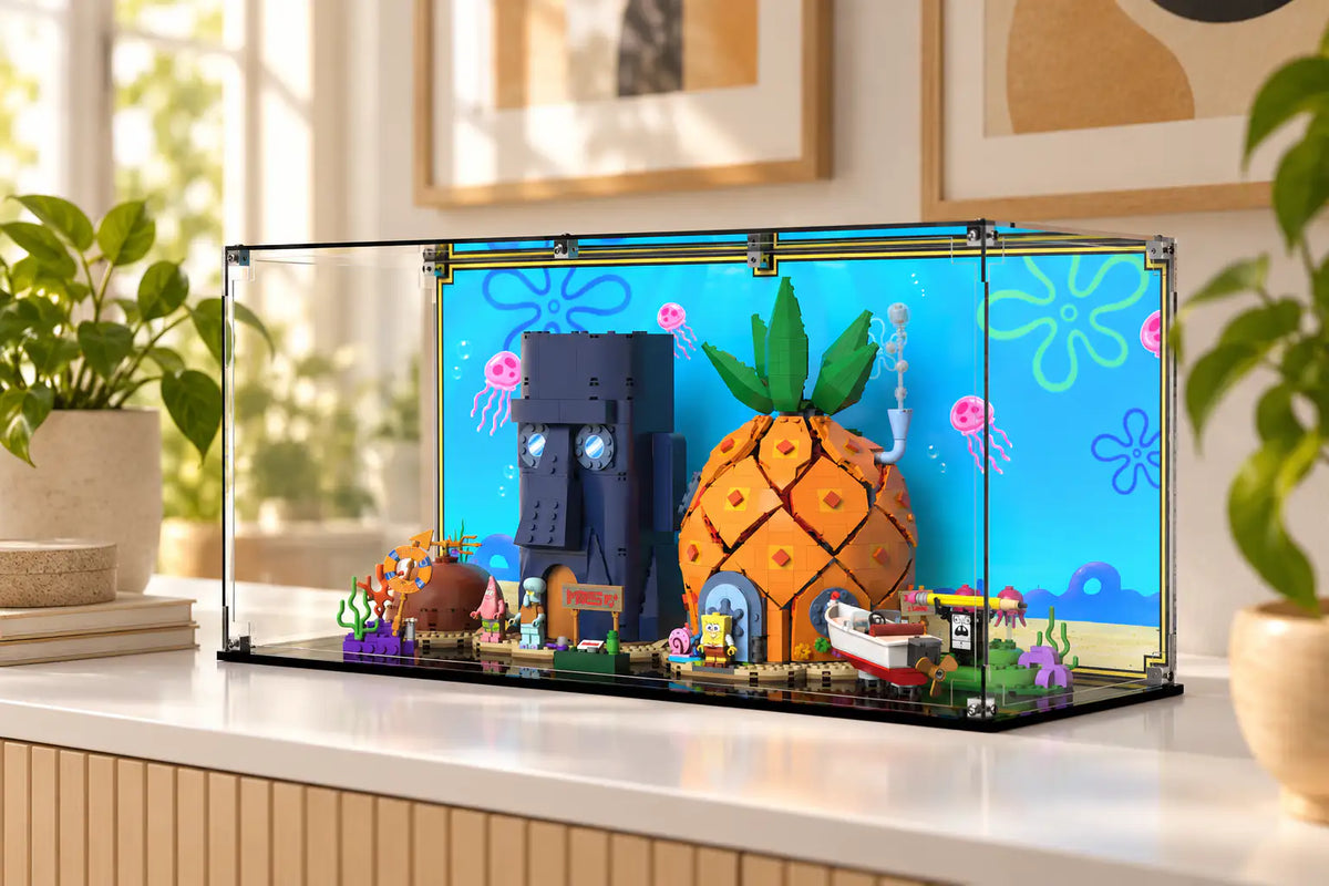 Display Case For LEGO Spongebob Squarepants: Bikini Bottom 11386