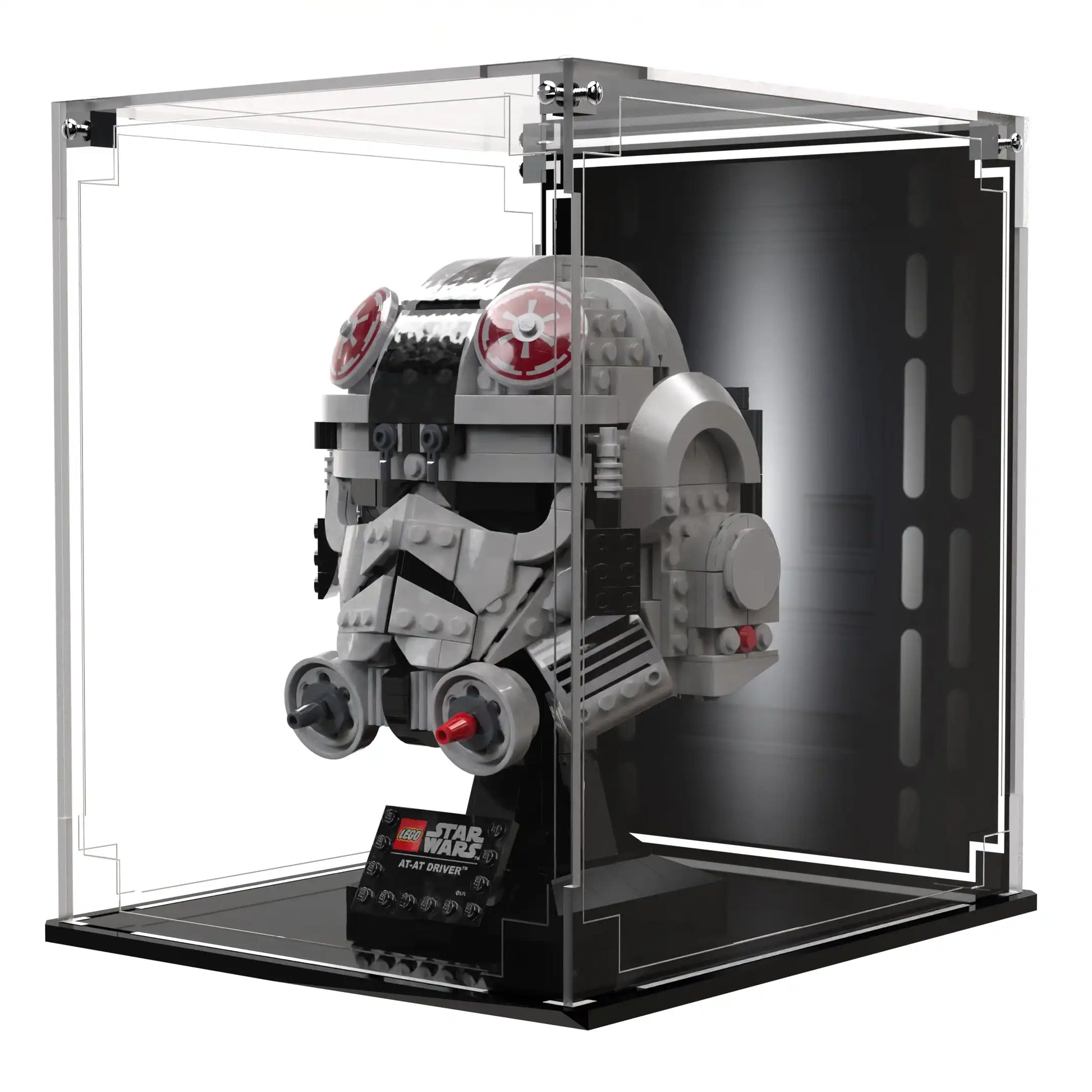 Display Case For LEGO® Star Wars AT-AT Driver Helmet 75429