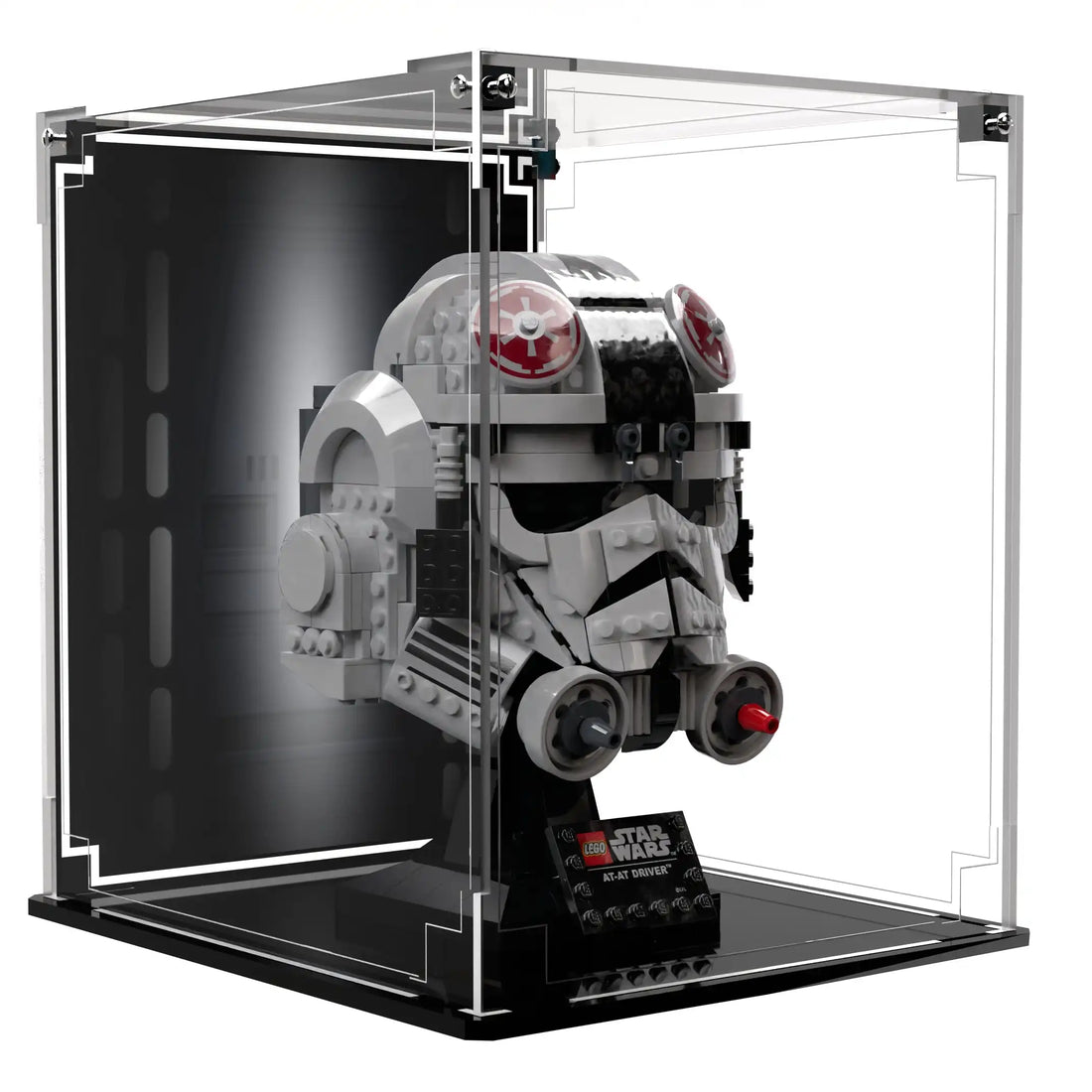 Display Case For LEGO® Star Wars AT-AT Driver Helmet 75429