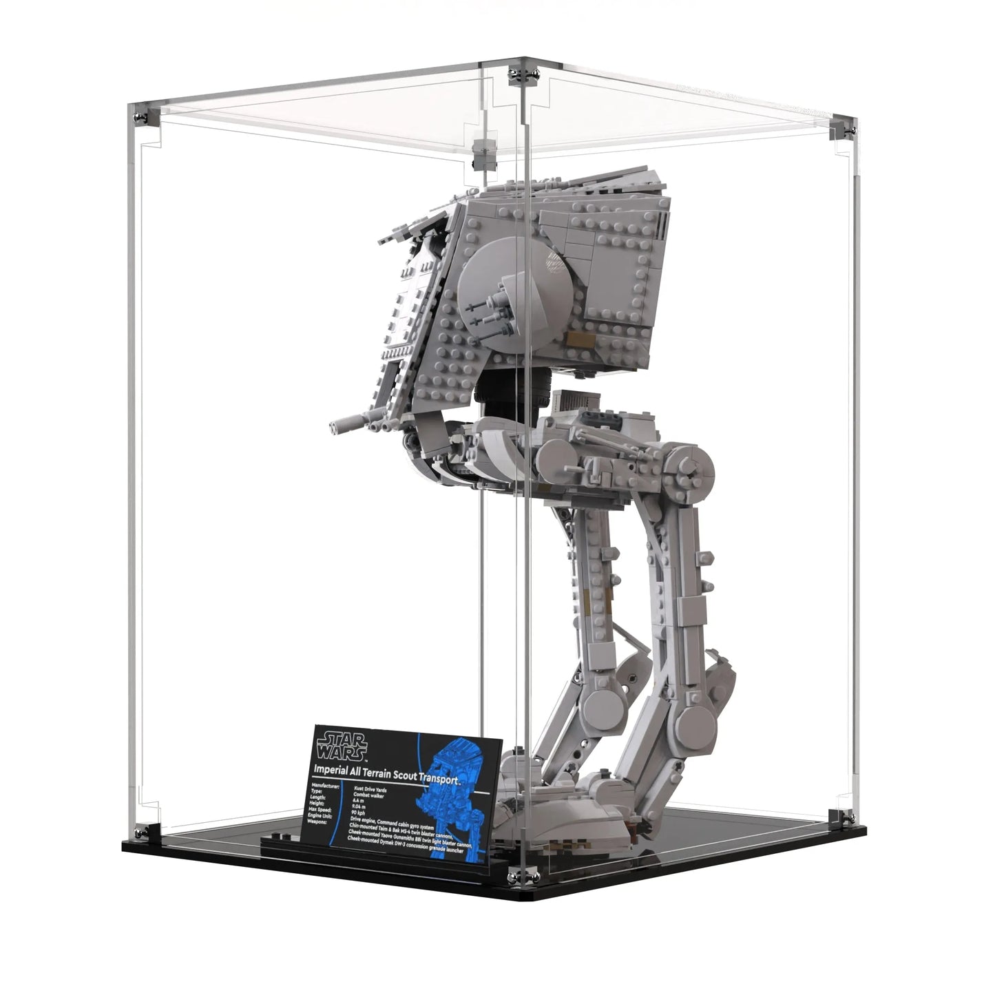 Display Case For LEGO® Star Wars AT-ST Walker 75417