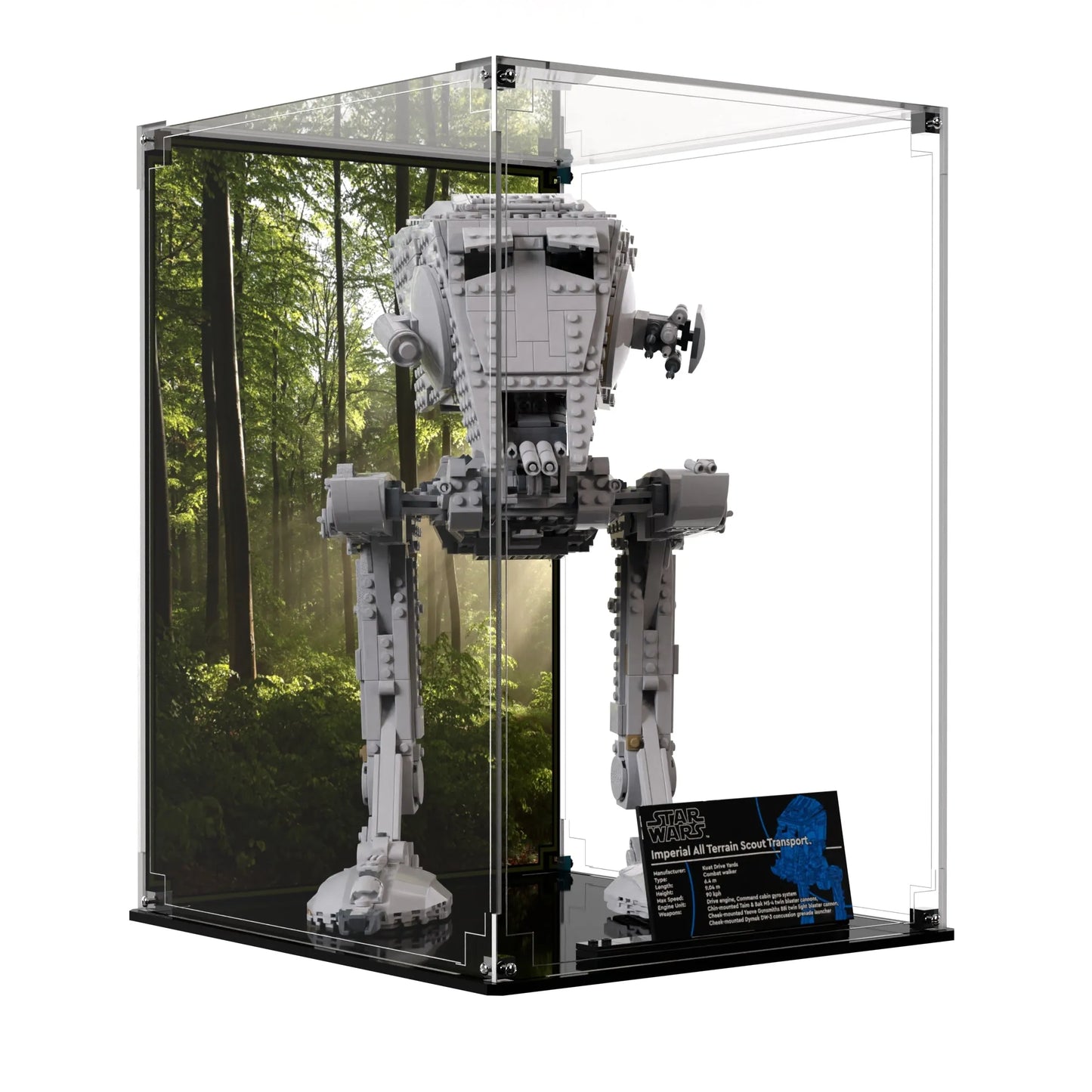 Display Case For LEGO® Star Wars AT-ST Walker 75417