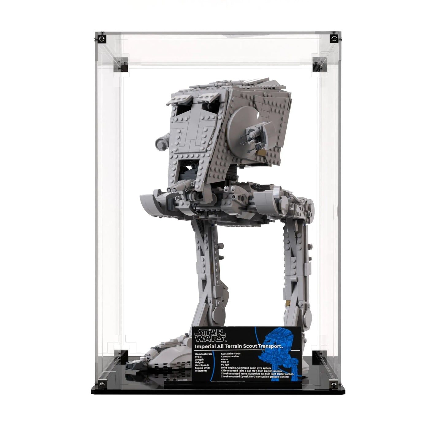 Display Case For LEGO® Star Wars AT-ST Walker 75417