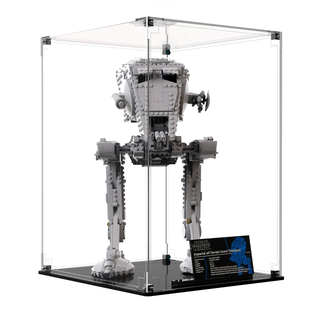 Display Case For LEGO® Star Wars AT-ST Walker 75417