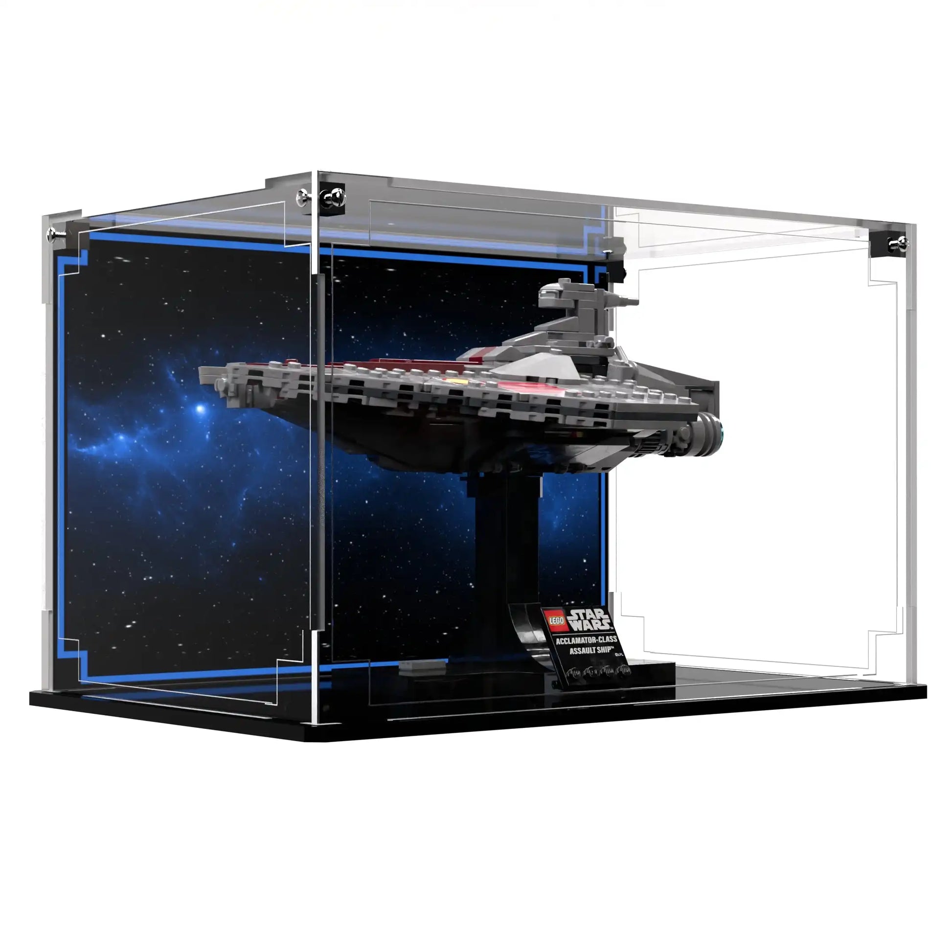 Display Case For LEGO Star Wars Acclamator-Class Assault Ship 75404