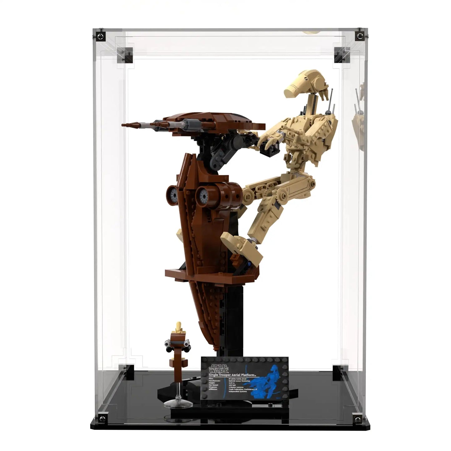 Display Case For LEGO Star Wars Battle Droid™ with STAP 75428
