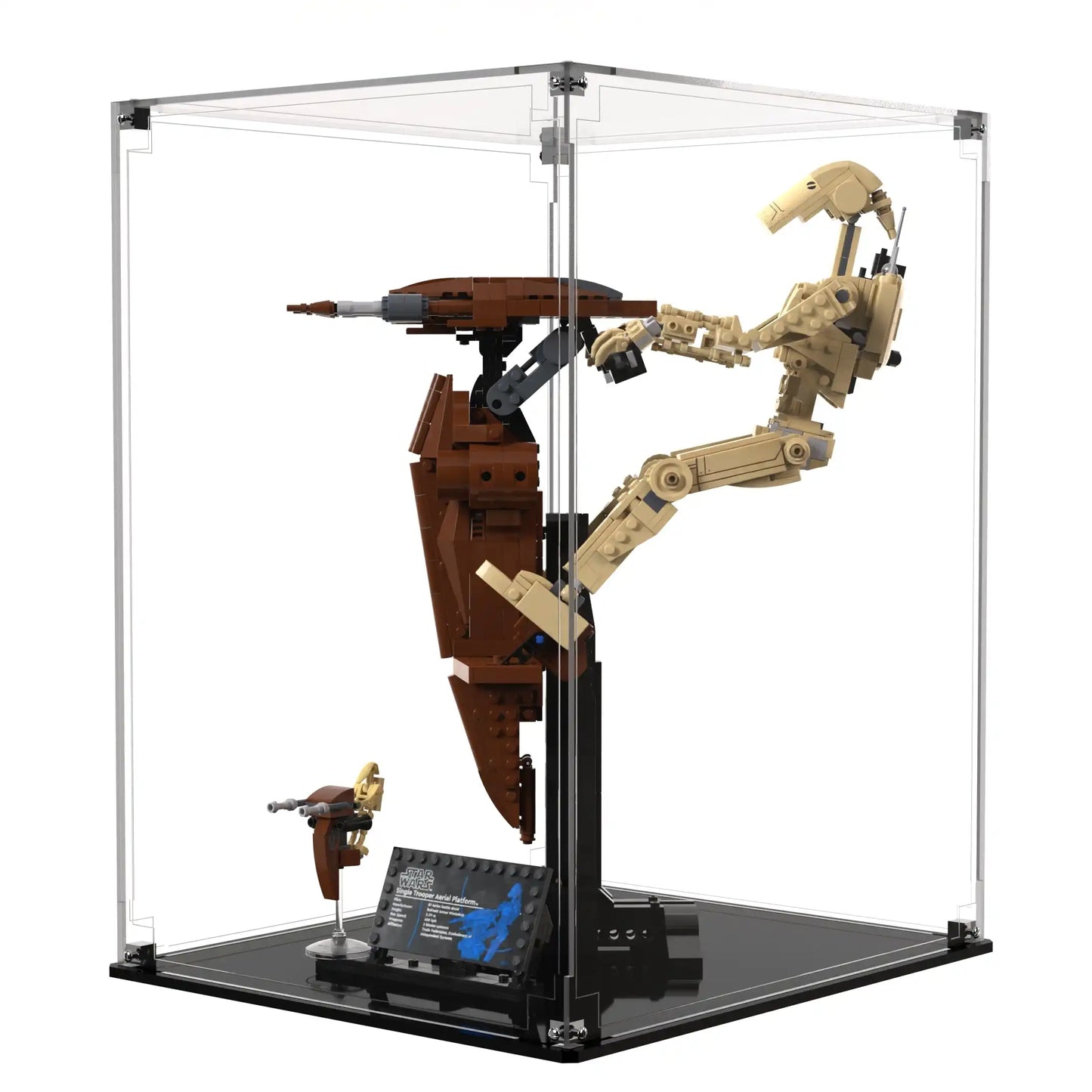 Display Case For LEGO Star Wars Battle Droid™ with STAP 75428