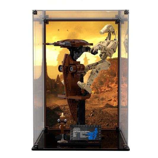 Display Case For LEGO Star Wars Battle Droid™ with STAP 75428