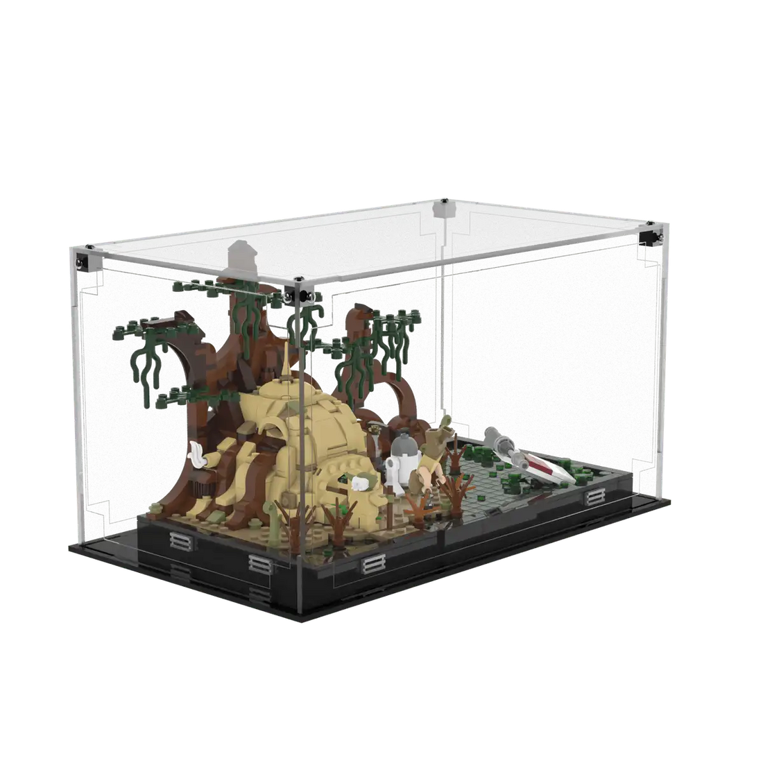 Display Case For LEGO® Star Wars™ Dagobah™ Jedi™ Training Diorama 75330