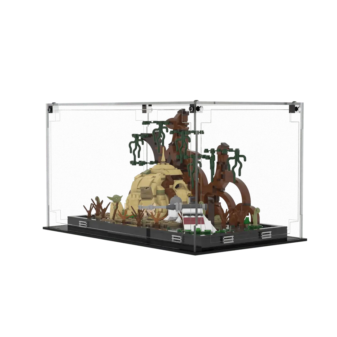 Display Case For LEGO® Star Wars™ Dagobah™ Jedi™ Training Diorama 75330