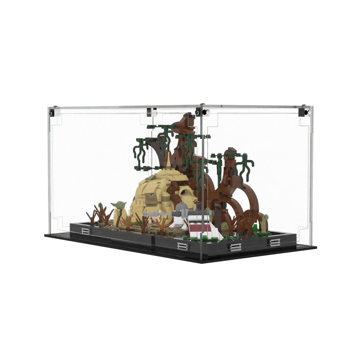 Display Case For LEGO® Star Wars™ Dagobah™ Jedi™ Training Diorama 75330