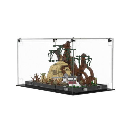 Display Case For LEGO® Star Wars™ Dagobah™ Jedi™ Training Diorama 75330