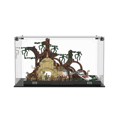 Display Case For LEGO® Star Wars™ Dagobah™ Jedi™ Training Diorama 75330