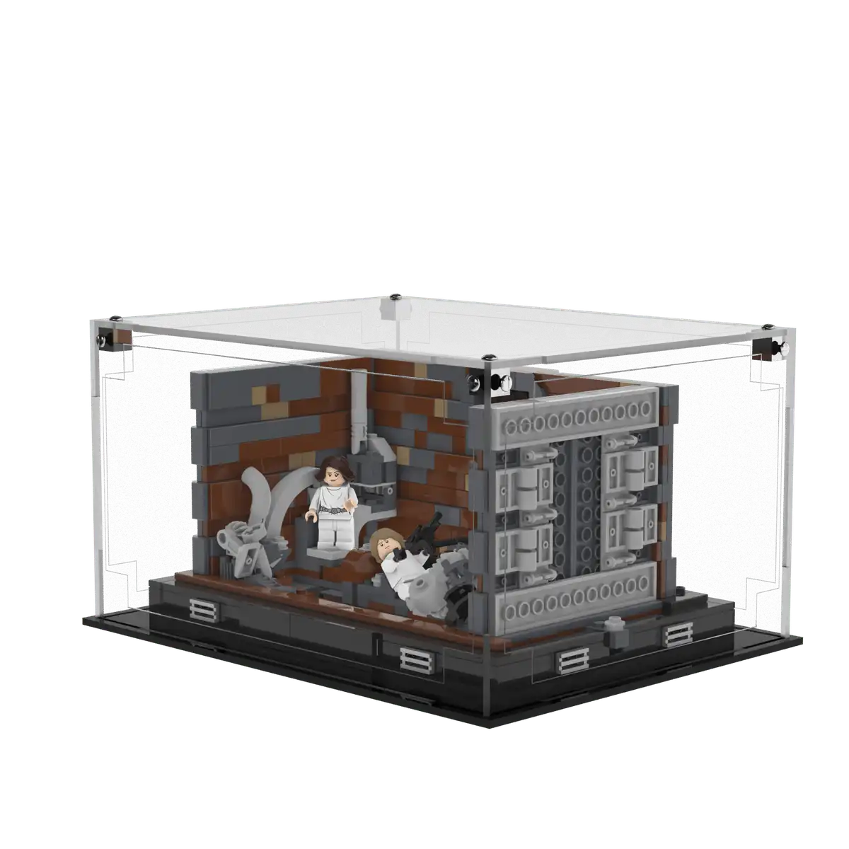 Display Case For LEGO® Star Wars™ Death Star™ Trash Compactor Diorama 75339